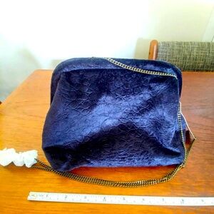 BNWT Anthropologie Navy small purse